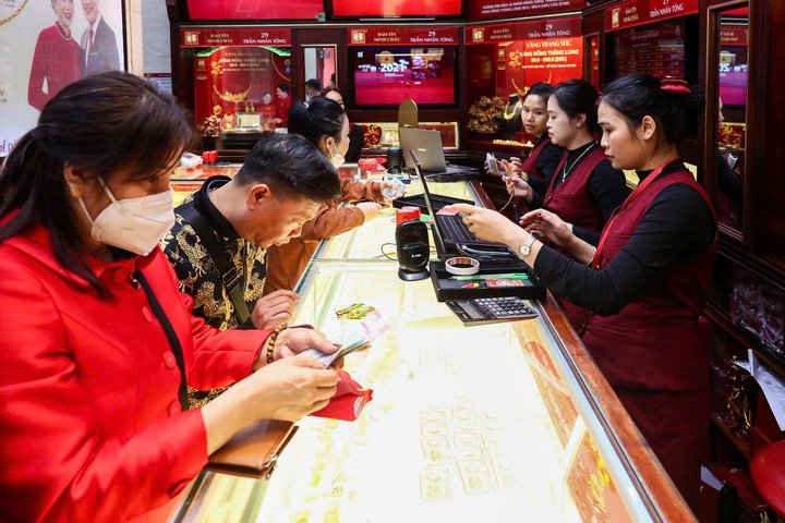 Giá vàng được dự đoán tiếp tục tăng. (Ảnh: Minh Đức).