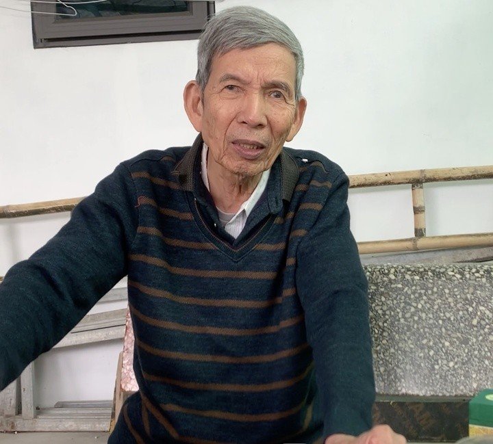 Ông Lâm Văn Khảo, cựu Bí thư chi bộ Đình Tràng. (Ảnh: Nhật Thùy)