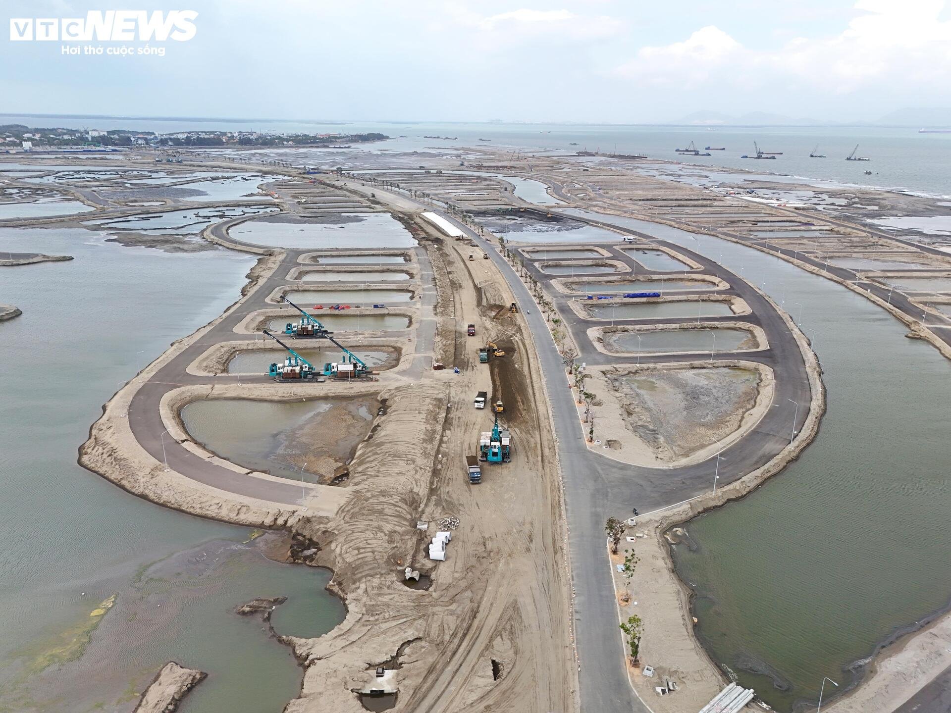 Cận cảnh khu đô thị lấn biển Cần Giờ sau gần một năm thi công - 11