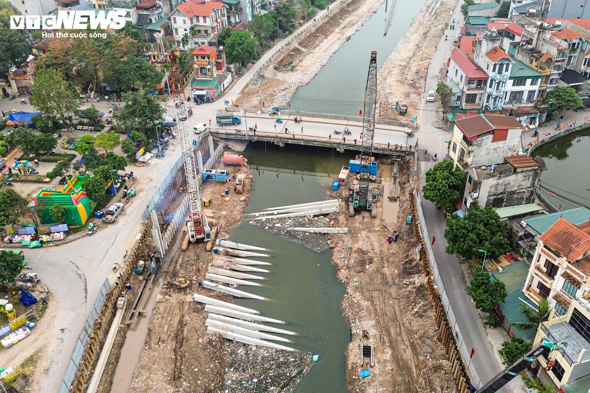 Loạt dự án chống ngập 5.600 tỷ đồng ở Hà Nội thi công rầm rộ trước mùa mưa 2026 - 9