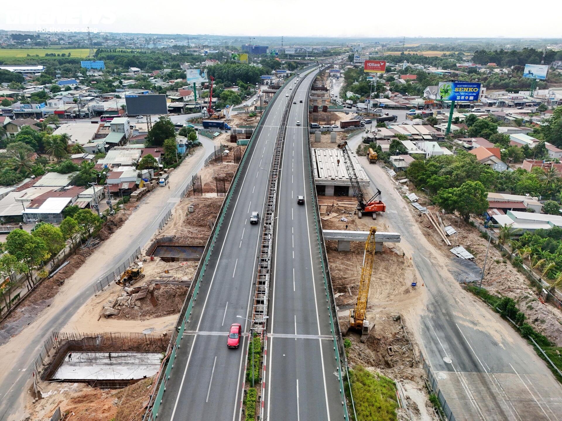 Cận cảnh cao tốc TP.HCM - Long Thành sau hơn nửa năm thi công mở rộng - 8