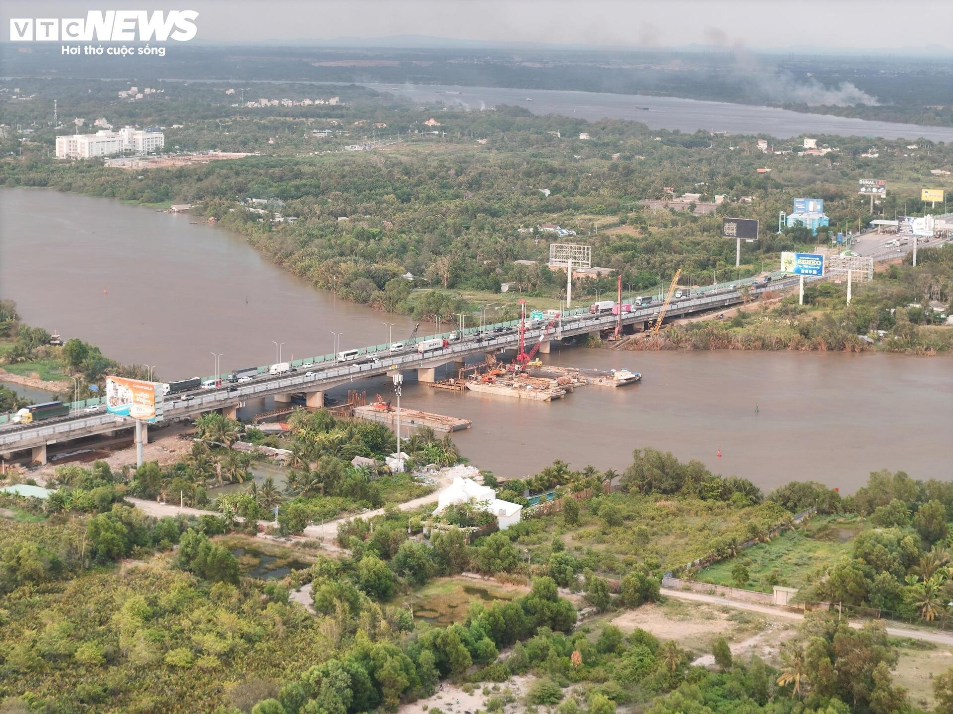 Cận cảnh cao tốc TP.HCM - Long Thành sau hơn nửa năm thi công mở rộng - 10