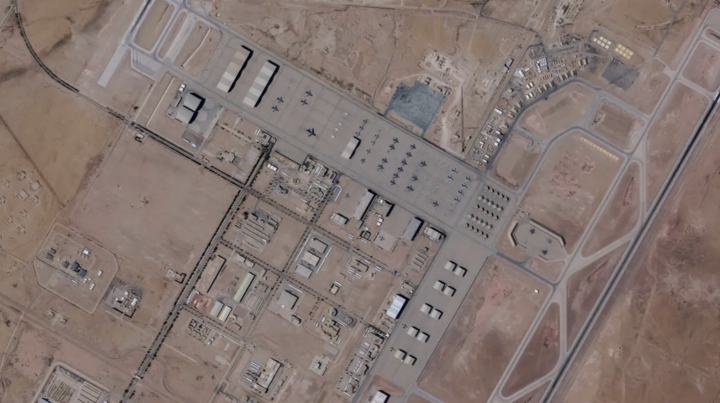 Căn cứ Prince Sultan ở Ả Rập Xê Út. (Nguồn: Planet Labs)