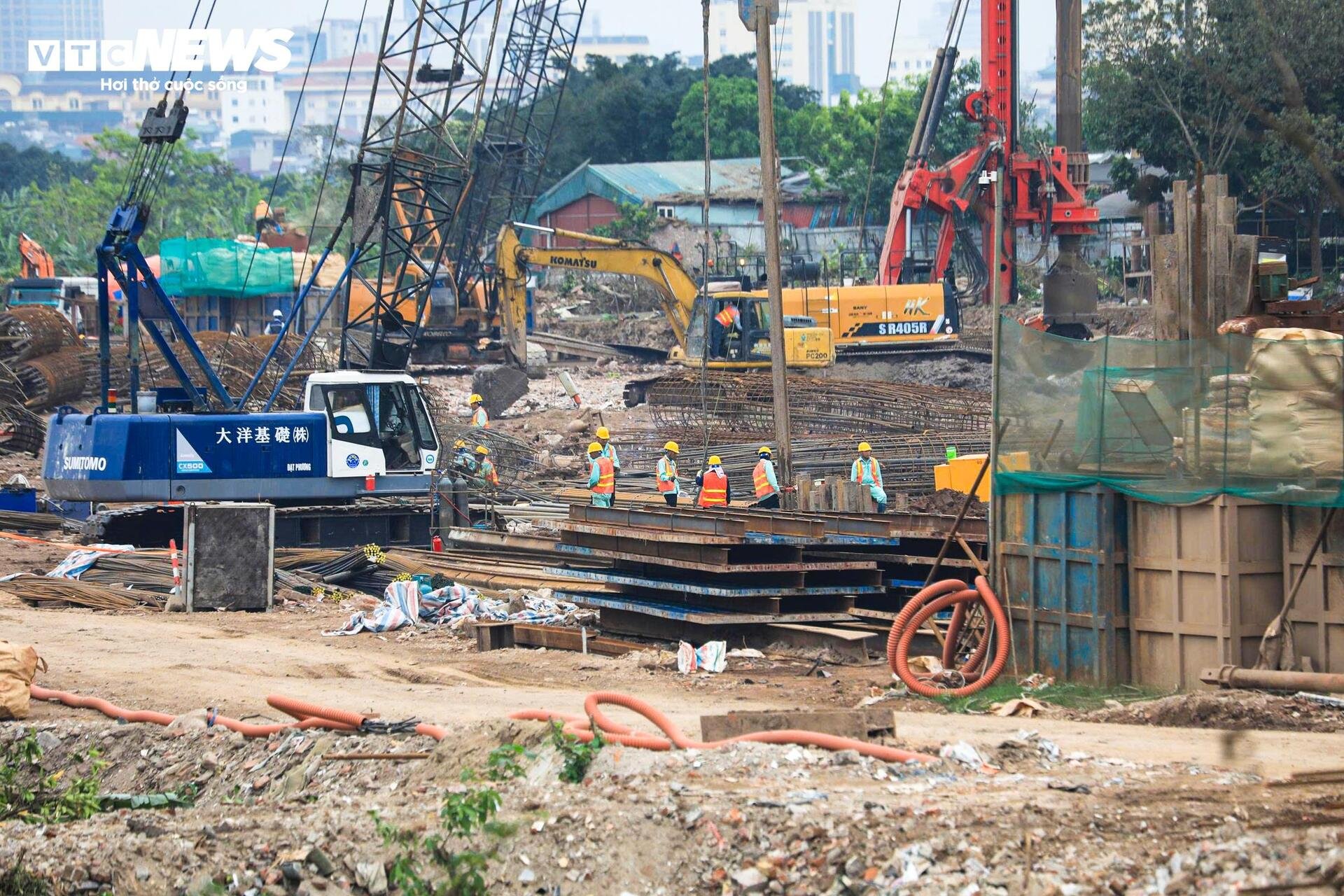 Bên trong đại công trường cầu Trần Hưng Đạo gần 16 nghìn tỷ đồng ở Hà Nội - 4