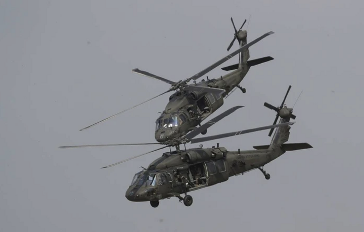 Trực thăng UH-60 Black Hawk. (Ảnh: AP)