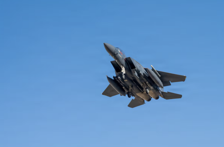 Máy bay F-15E Strike Eagle của Không quân Mỹ. (Nguồn: Reuters)
