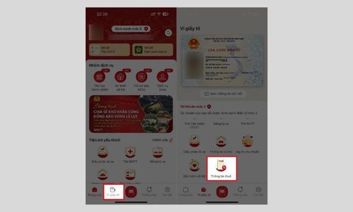 Cách khắc phục lỗi cập nhật mã số thuế trên VNeID bị từ chối - 3