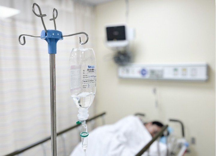 Bệnh nhân ngộ độc thực phẩm điều trị tại Bệnh viện Đa khoa Tâm Anh. (Ảnh: BVCC)