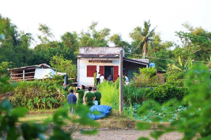 Căn nhà có 4 người chết bất thường tại thôn Chánh Hóa, xã Cát Tiến, tỉnh Gia Lai.