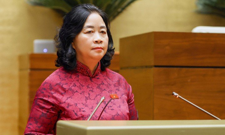 Chủ tịch Ủy ban Trung ương MTTQ Việt Nam Bùi Thị Minh Hoài.