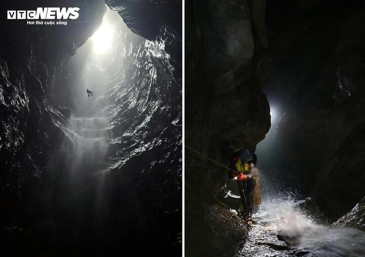 Trong số hang động kể trên, hang Chả Nghéo khá đặc biệt vì có thác nước khá hiếm gặp. Hang dài 583 m, sâu 316 m và cao 751 m. Các chuyên gia nhận định, đây là hang có cửa dạng giếng đứng sâu, cấu trúc phức tạp và chưa phù hợp để phát triển du lịch. Thác nước trong hang Chả Nghéo được bắt nguồn từ các con suối chảy theo các rạch nước rồi đổ vào trong hang. Từ cửa hang sẽ đu dây khoảng 90 m, sau đó một đoạn sẽ tiếp tục xuống thêm khoảng 30-45 m nên bước đầu rất khó để tiếp cận hang.