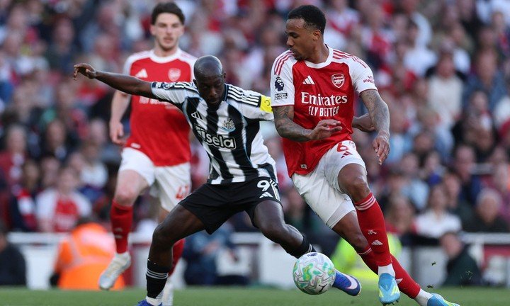 Arsenal chật vật trước Newcastle. (Ảnh: AP)