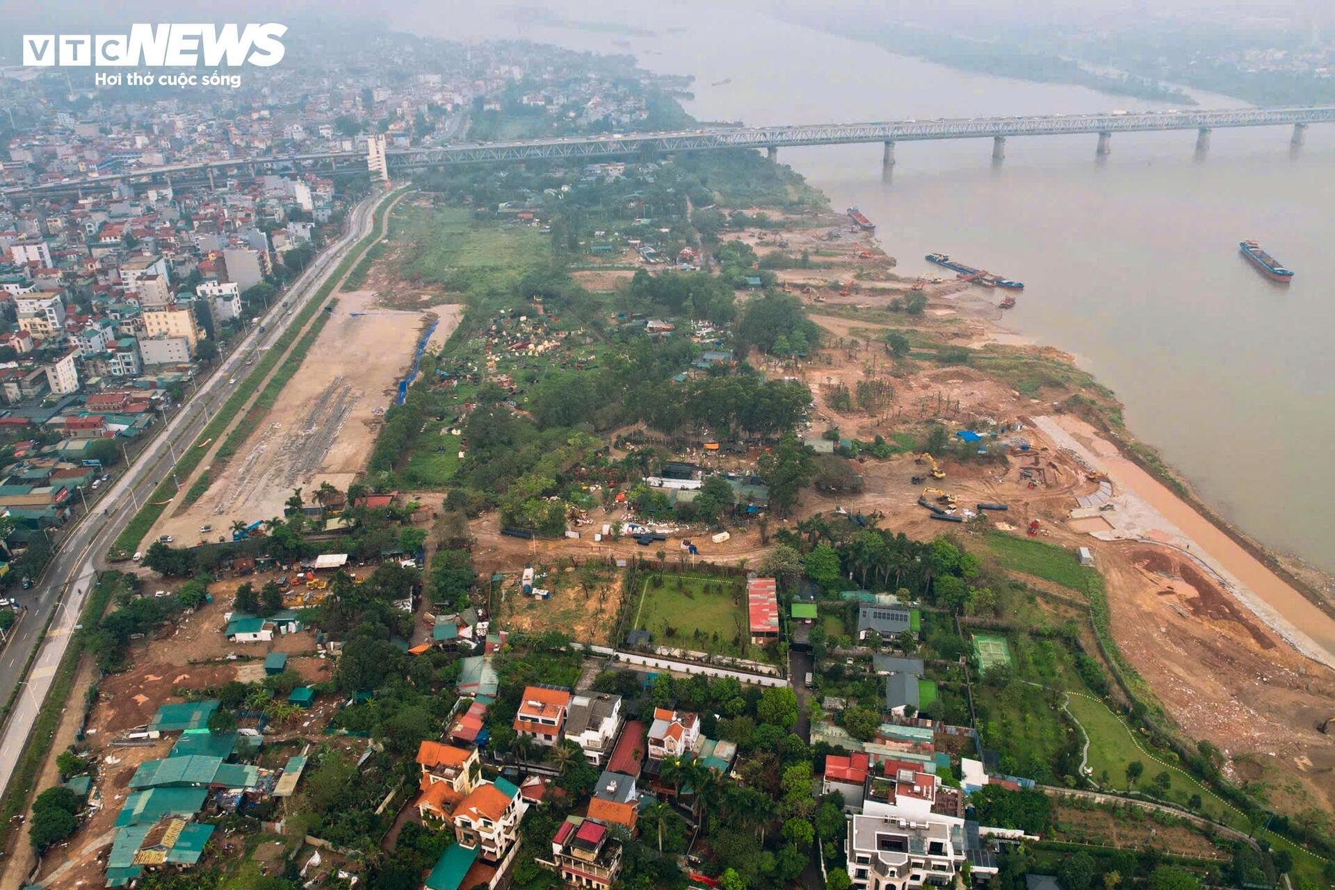 Khu vực xây công viên đầu tiên thuộc trục Đại lộ cảnh quan sông Hồng - 9