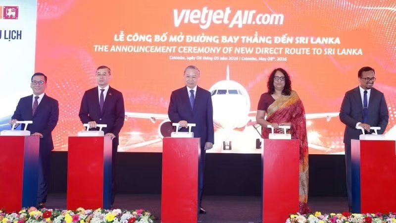 Đường bay Thành phố Hồ Chí Minh-Colombo không chỉ mở ra kết nối hàng không mới giữa hai quốc gia, mà còn góp phần thúc đẩy các hành lang hợp tác về thương mại, đầu tư, du lịch và giao lưu văn hóa trong khu vực Nam Á và châu Á-Thái Bình Dương. photo-1-1-641.jpg