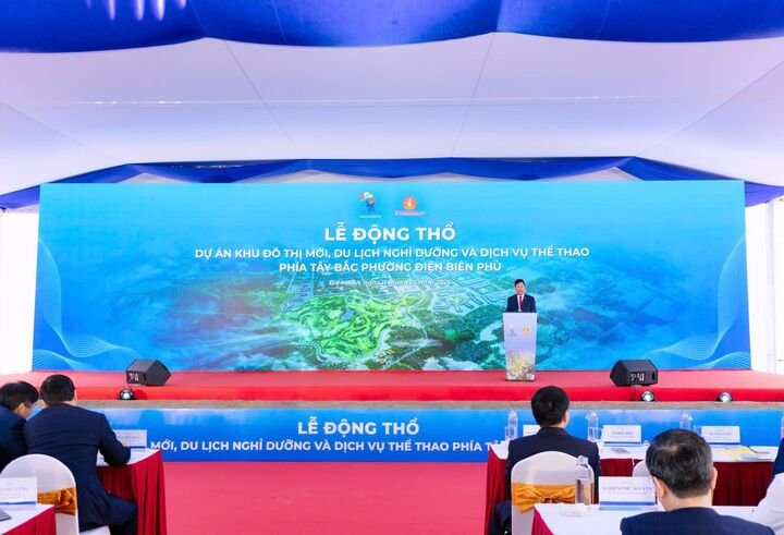 Ông Lê Khắc Hiệp – Phó Chủ tịch Tập đoàn Vingroup - phát biểu tại sự kiện.