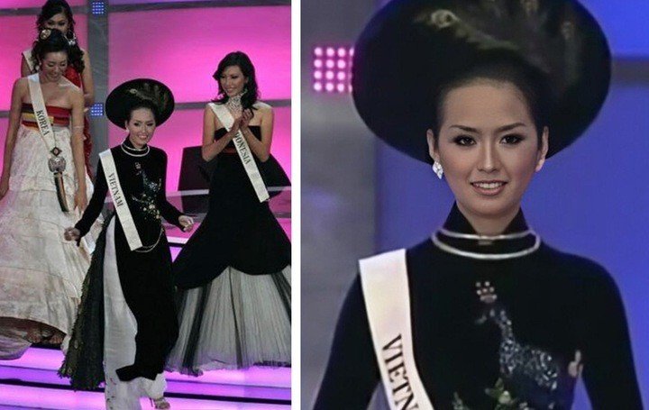 Với chiều cao 1m79, nàng hậu trở thành tâm điểm chú ý của công chúng vì vẻ đẹp đầy khỏe khoắn và cá tính.