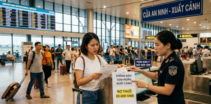 Thời gian qua, nhiều người nợ thuế chỉ vài chục nghìn đồng, thậm chí là vài nghìn đồng cũng thuộc diện bị tạm hoãn xuất cảnh. (Ảnh minh họa)