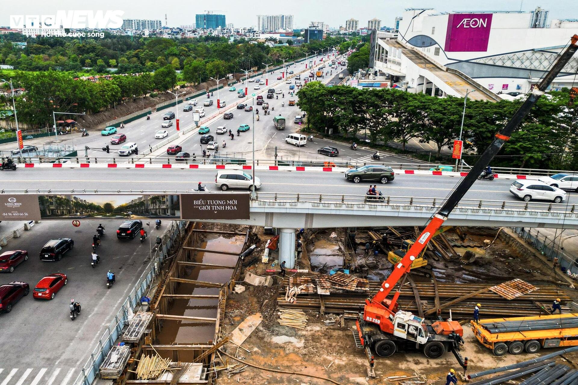 Công trường hầm chui gần 750 tỷ đồng dưới nút giao đông đúc phía Đông Hà Nội - 5