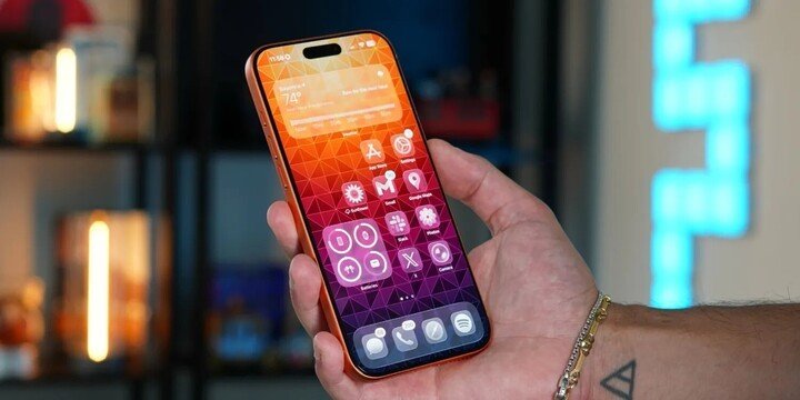 iPhone 17 pro max với giao diện mới. (Nguồn: 9to5mac)