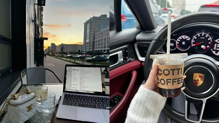 Các bức ảnh chụp với đồ hiệu, trải nghiệm sang chảnh được rao bán trên mạng. (Ảnh chụp màn hình)