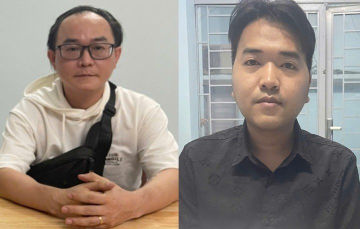 Triệu Khắc Luân và Vày Lền Phat là mắt xích quan trọng trong tổ chức tội phạm. (Ảnh: Trần Tuấn - Công an tỉnh Quảng Trị)