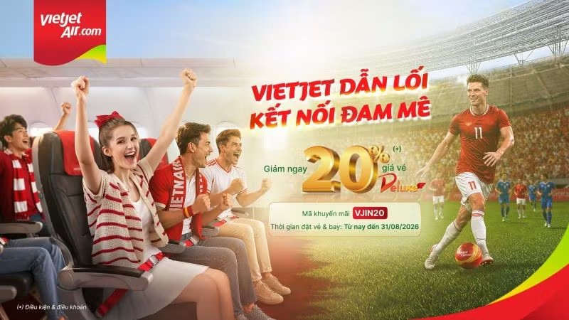 Vietjet mang tới cơ hội bay với chi phí tiết kiệm, linh hoạt, cung cấp đa dạng dịch vụ, đáp ứng mọi nhu cầu tiêu dùng của khách hàng. kv-1.jpg