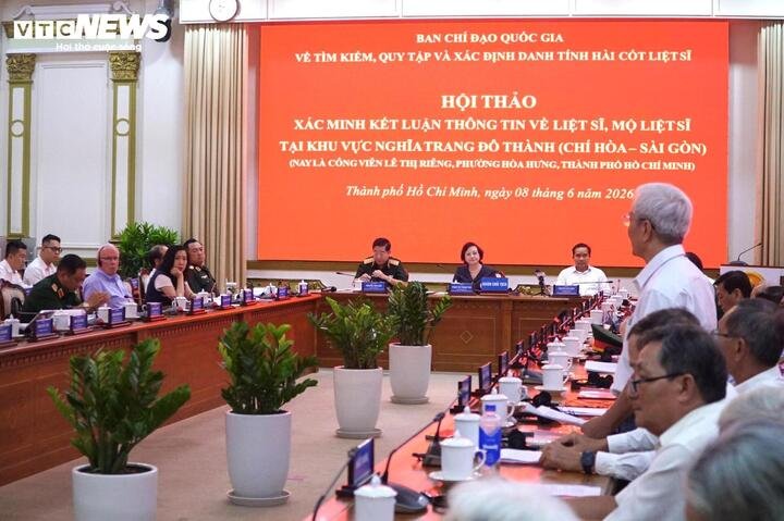 Hội thảo xác minh, kết luận thông tin về liệt sĩ, mộ liệt sĩ được an táng tại khu vực nghĩa trang Chí Hòa (nay là Công viên Lê Thị Riêng).