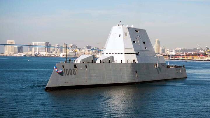 Zumwalt của Mỹ. Ảnh Naval Technology