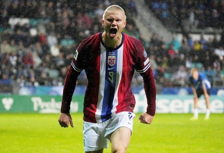 Erling Haaland lần đầu tiên tham dự World Cup. (Ảnh: Reuters)