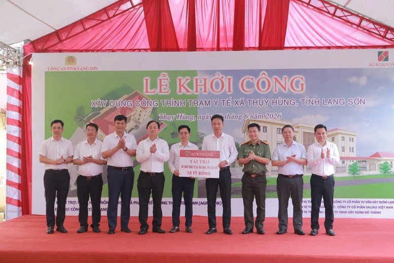 Agribank dành 15 tỷ đồng xây trạm y tế vùng biên Lạng Sơn- Ảnh 1.