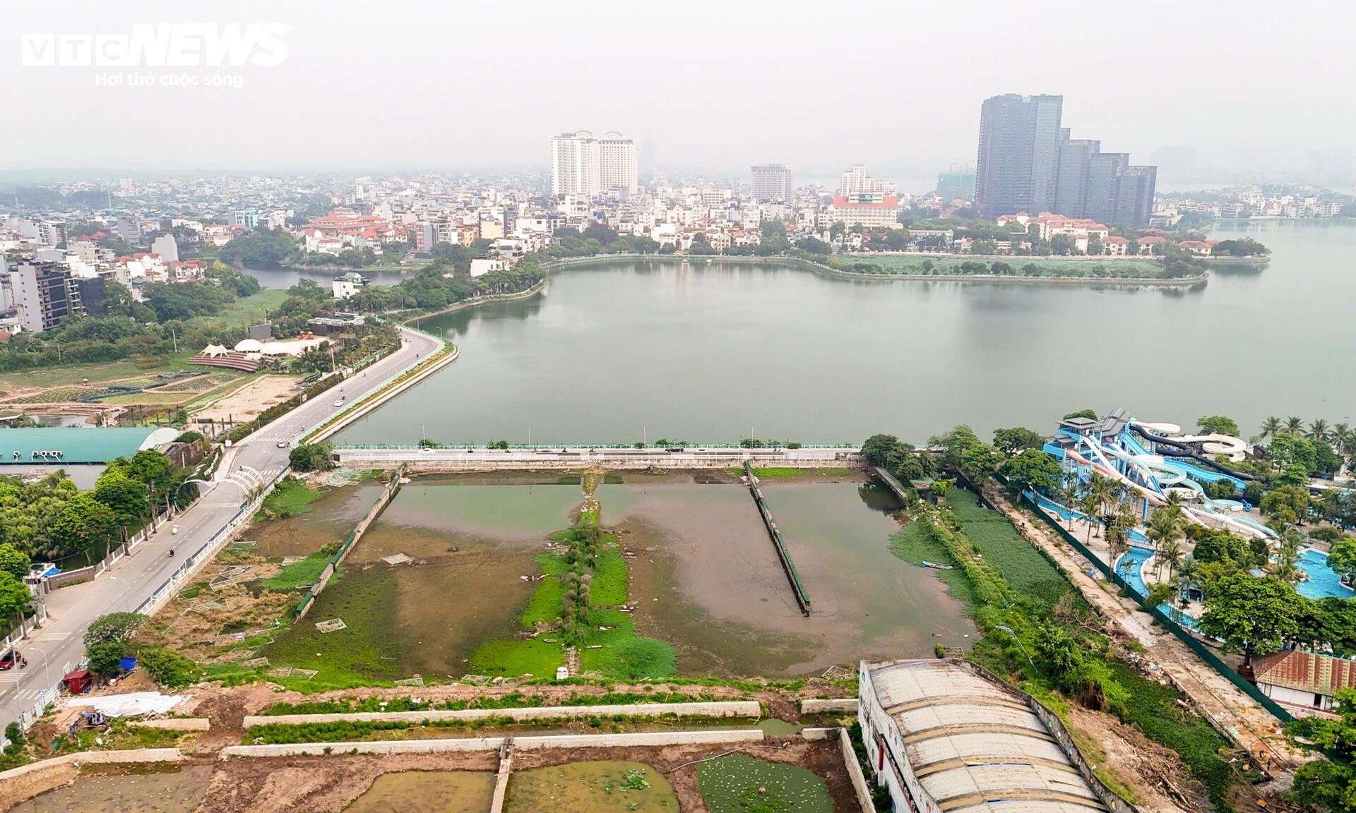 Nhìn từ trên cao những đoạn đường ven Hồ Tây sắp được mở rộng - 2