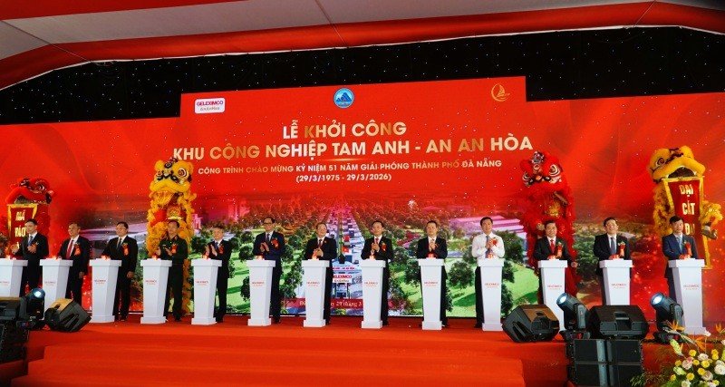 Chính thức khởi công KCN Tam Anh – An An Hòa hơn 4.152 tỉ đồng tại Đà Nẵng. Ảnh: Hoàng Bin