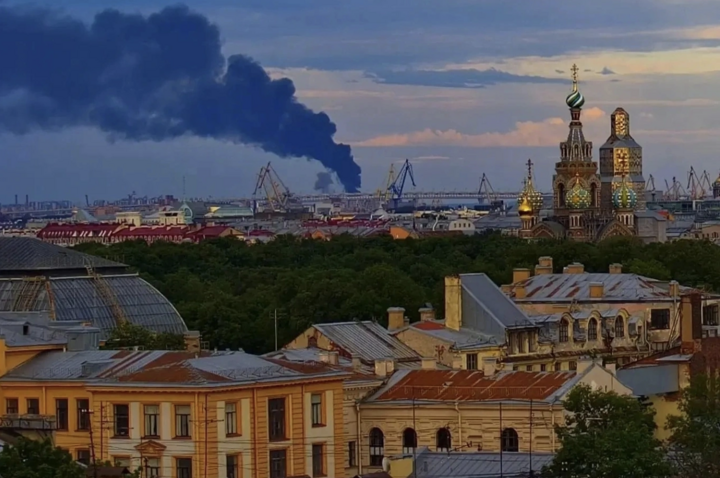 Thành phố St. Petersburg của Nga thường xuyên trở thành mục tiêu của Ukraie. (Ảnh: Telegram)