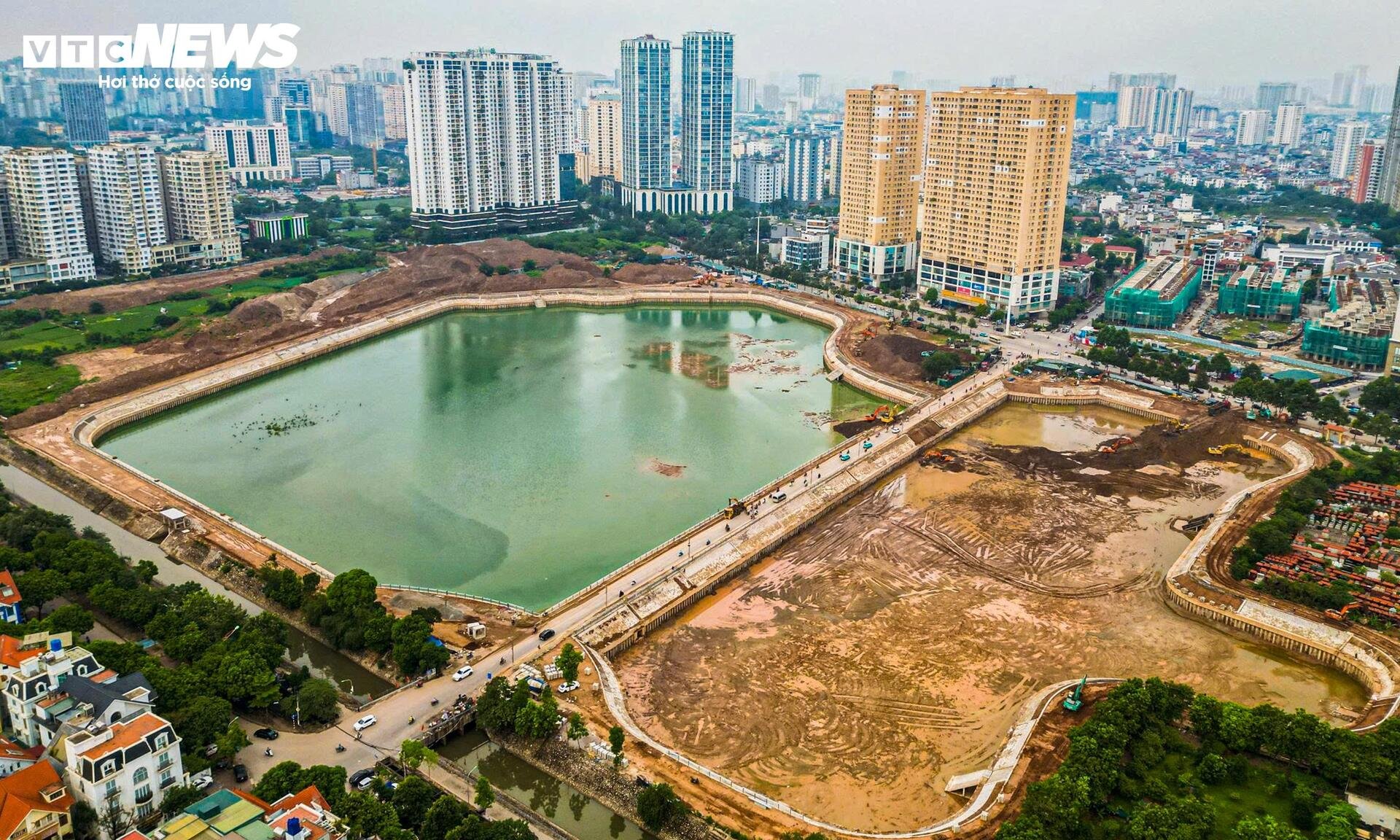 Hà Nội đưa vào vận hành nhiều công trình chống ngập trước mùa mưa - 3