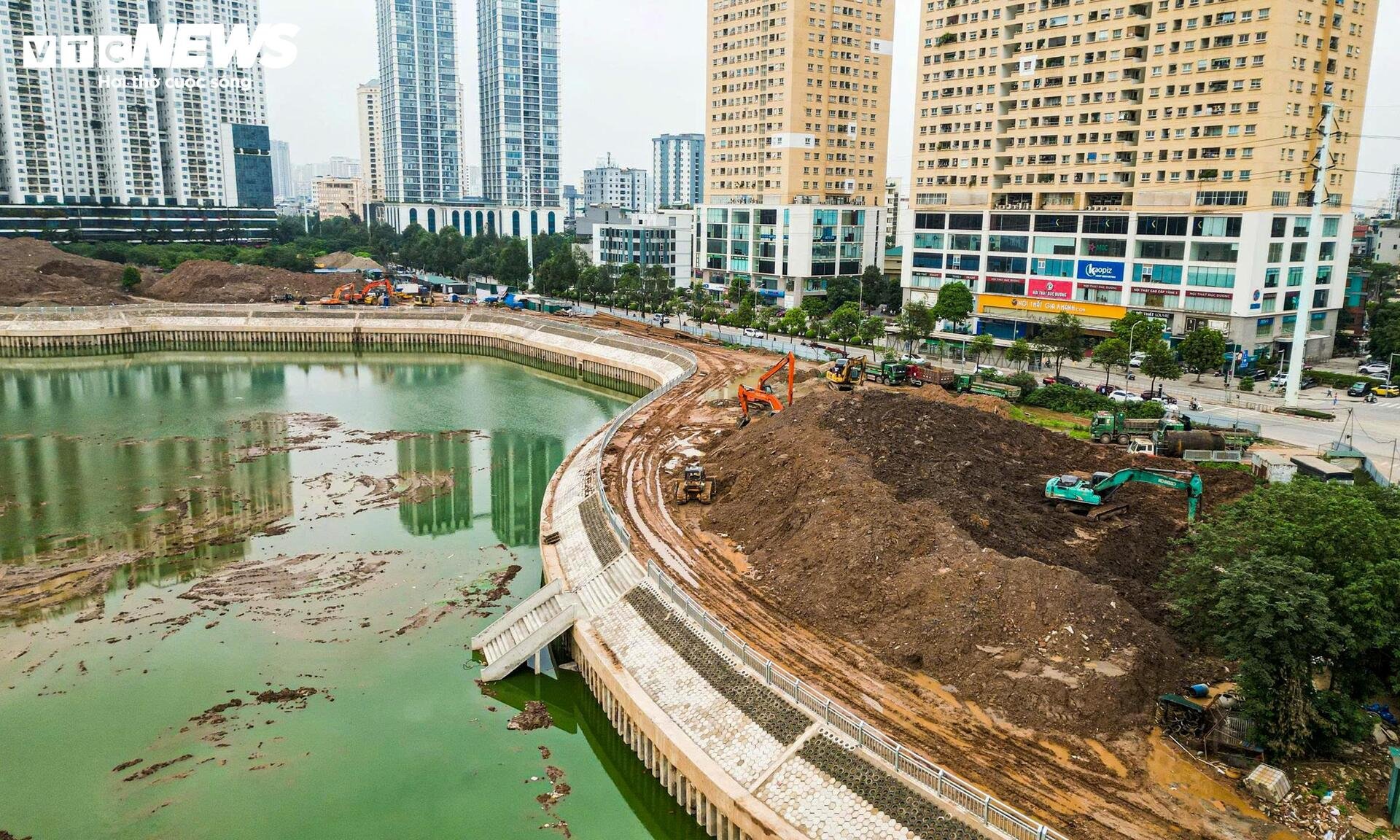 Hà Nội đưa vào vận hành nhiều công trình chống ngập trước mùa mưa - 7