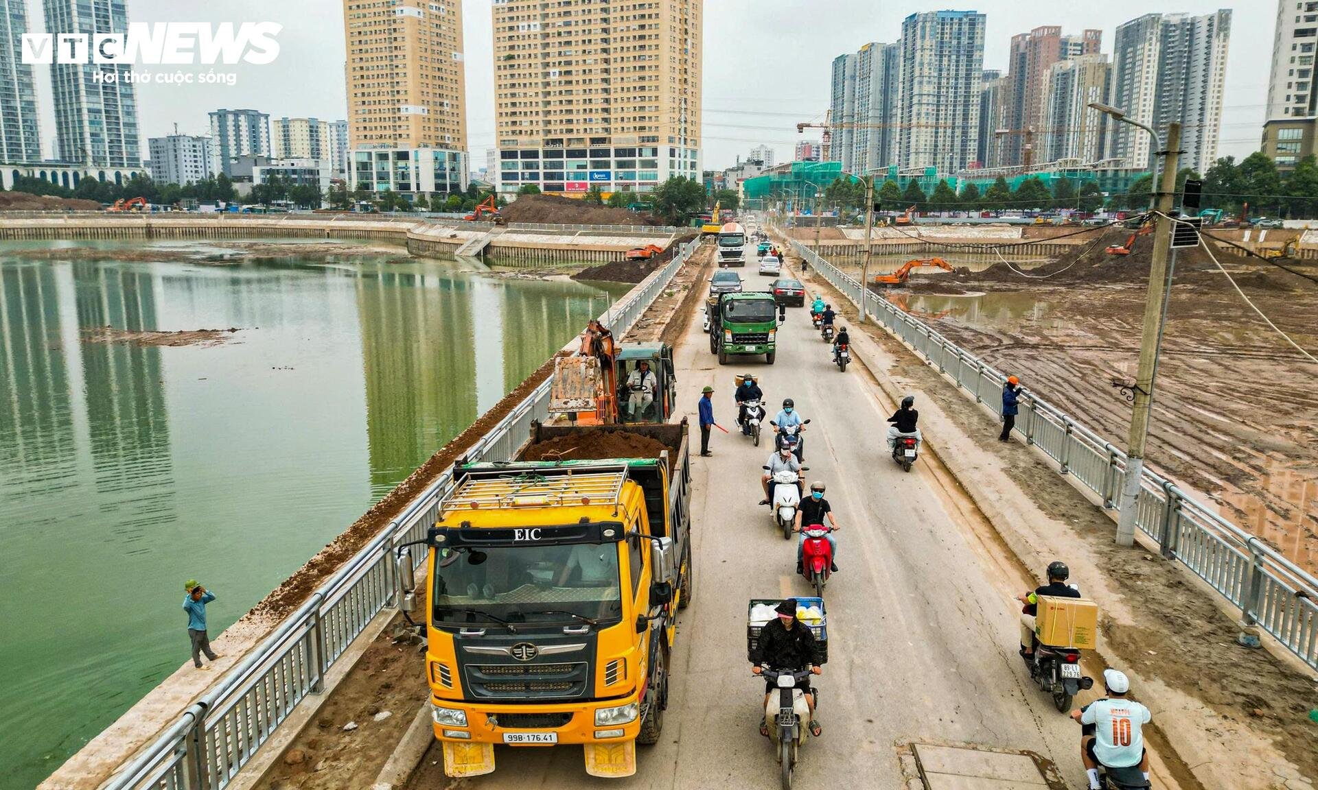 Hà Nội đưa vào vận hành nhiều công trình chống ngập trước mùa mưa - 8