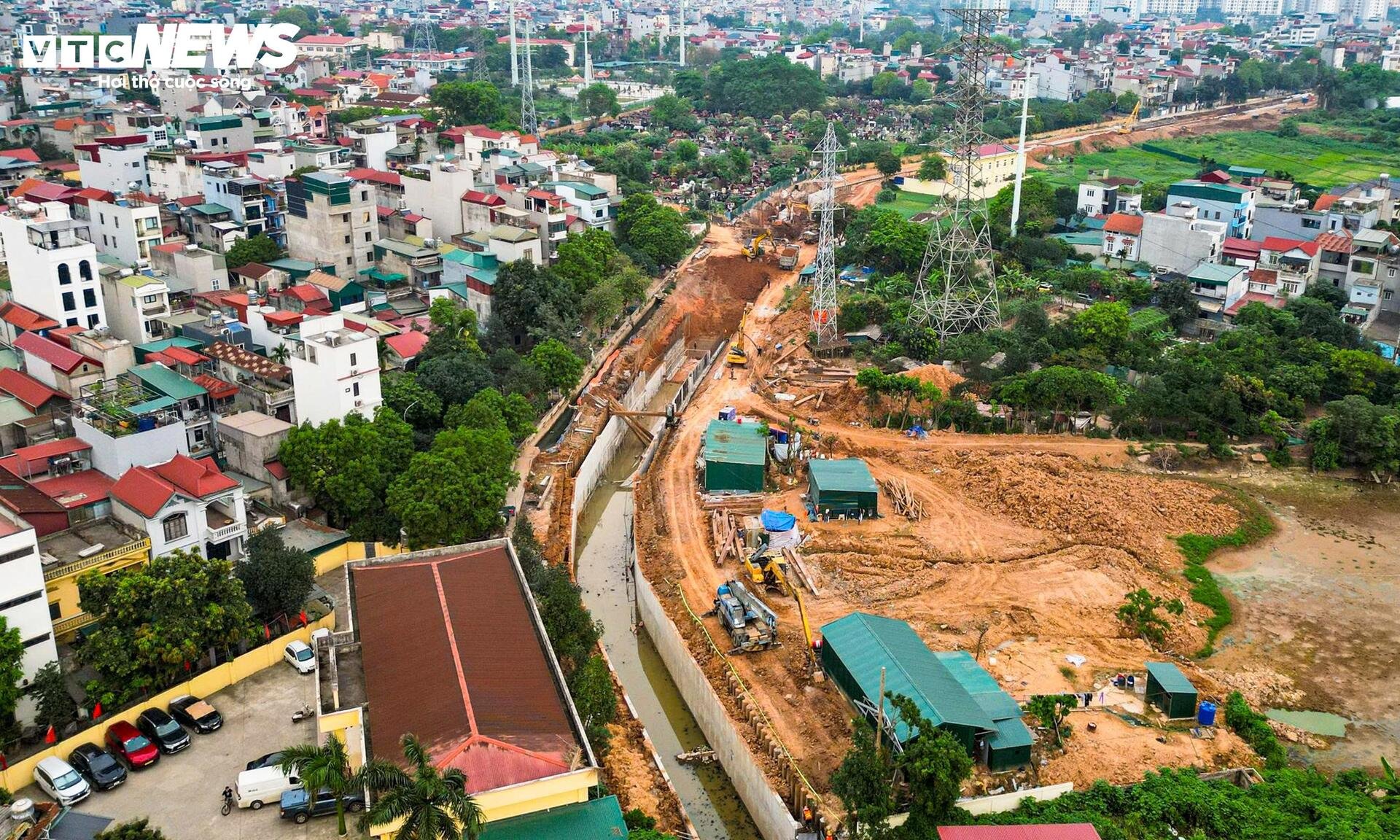 Hà Nội đưa vào vận hành nhiều công trình chống ngập trước mùa mưa - 11