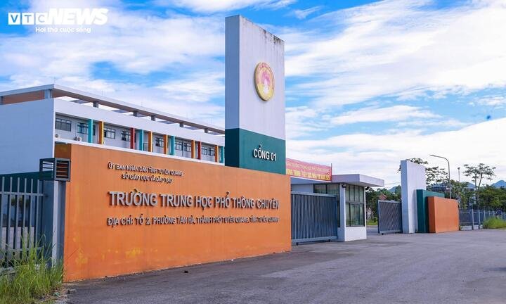 Trường THPT chuyên Tuyên Quang. (Ảnh: B.Q.)