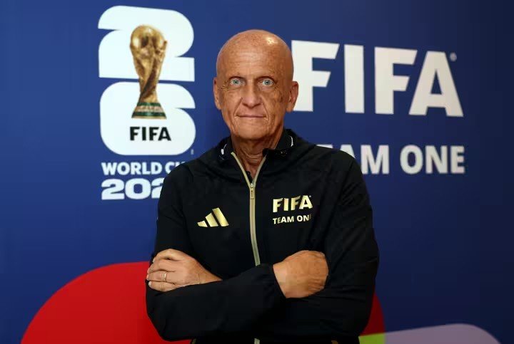 Ông Pierluigi Collina, Trưởng ban Trọng tài Liên đoàn bóng đá thế giới (FIFA). (Ảnh: FIFA)