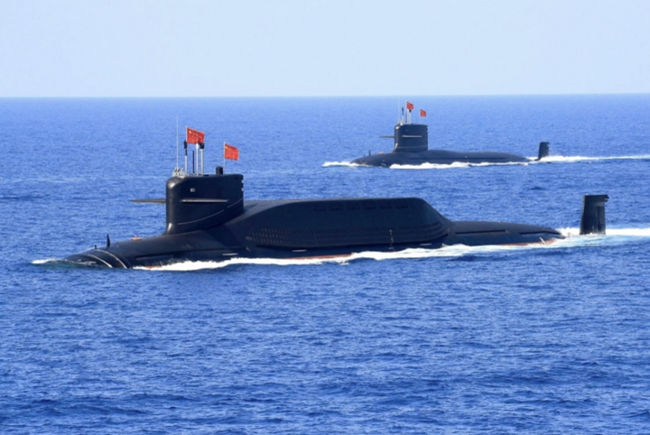Tàu ngầm hạt nhân mang tên lửa đạn đạo Type 094A của Hải quân Trung Quốc. (Ảnh: Reuters)