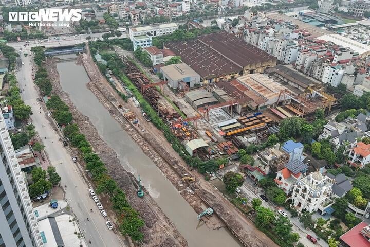 Theo Ban Quản lý dự án đầu tư xây dựng công trình hạ tầng kỹ thuật và nông nghiệp Hà Nội (Ban Nông nghiệp), đến nay dự án đã cơ bản hoàn thành các hạng mục chính. Nhà thầu đang tập trung triển khai những công việc cuối cùng, gồm nạo vét lòng sông và thanh thải vật cản, để hoàn thiện công trình trước khi đưa vào khai thác.