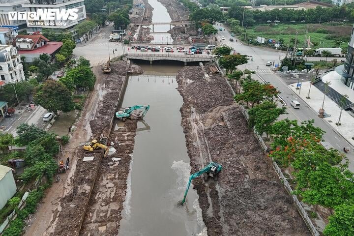 Toàn cảnh dự án cải tạo sông Kim Ngưu chống ngập cho Hà Nội sau 6 tháng thi công - 12