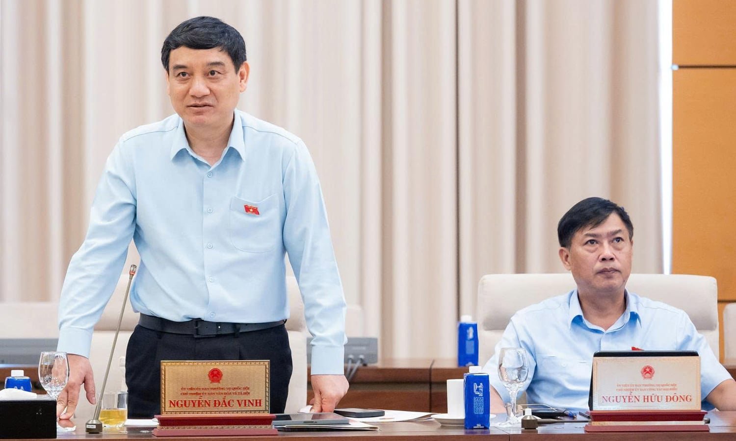 Chủ nhiệm Ủy ban Văn hóa và Xã hội Nguyễn Đắc Vinh.