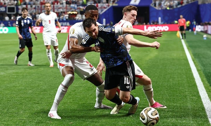 Đội tuyển Anh thua ngược Argentina ở bán kết World Cup 2026. (Ảnh: Reuters)