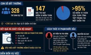 Vụ 147 điểm 10 môn Toán: Khởi tố thêm Hiệu trưởng THPT Chuyên Tuyên Quang và 6 bị can