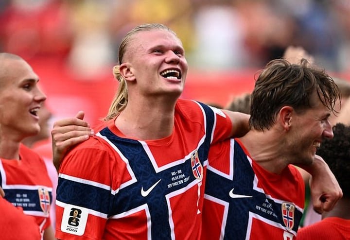 Erling Haaland trở thành hiện tượng mạng xã hội trong thời gian diễn ra World Cup 2026. (Ảnh: Reuters)