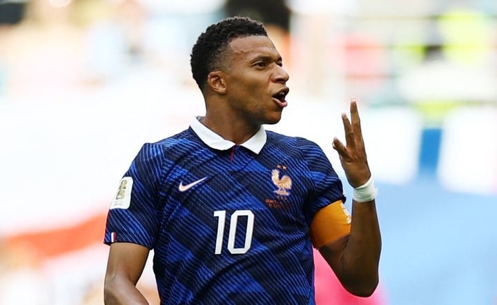 Mbappe tạm vượt qua Messi về số bàn thắng ở World Cup 2026 cũng như toàn bộ lịch sử giải đấu. (Ảnh: Reuters)