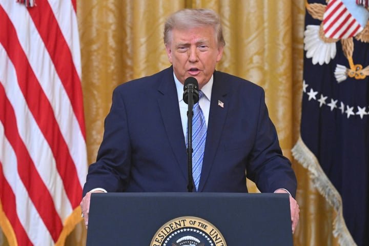 Tổng thống Mỹ Donald Trump. (Ảnh: AP)