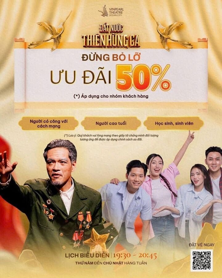 Vingroup tặng 50% giá vé chương trình nghệ thuật 'Đất nước thiên hùng ca' - 1