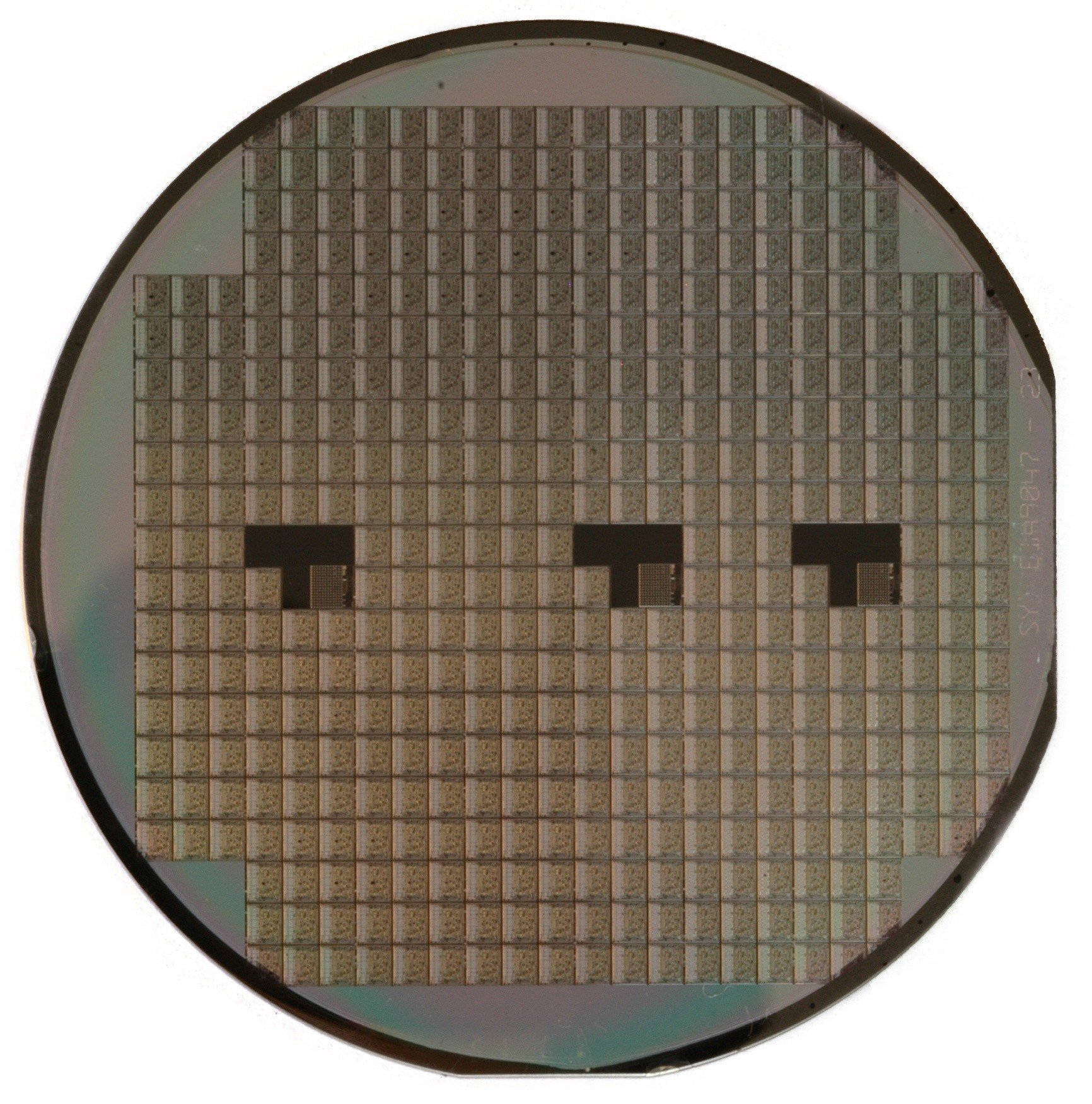 Tấm wafer dùng trong sản xuất chip bán dẫn. Ảnh: Wikimedia Commons
